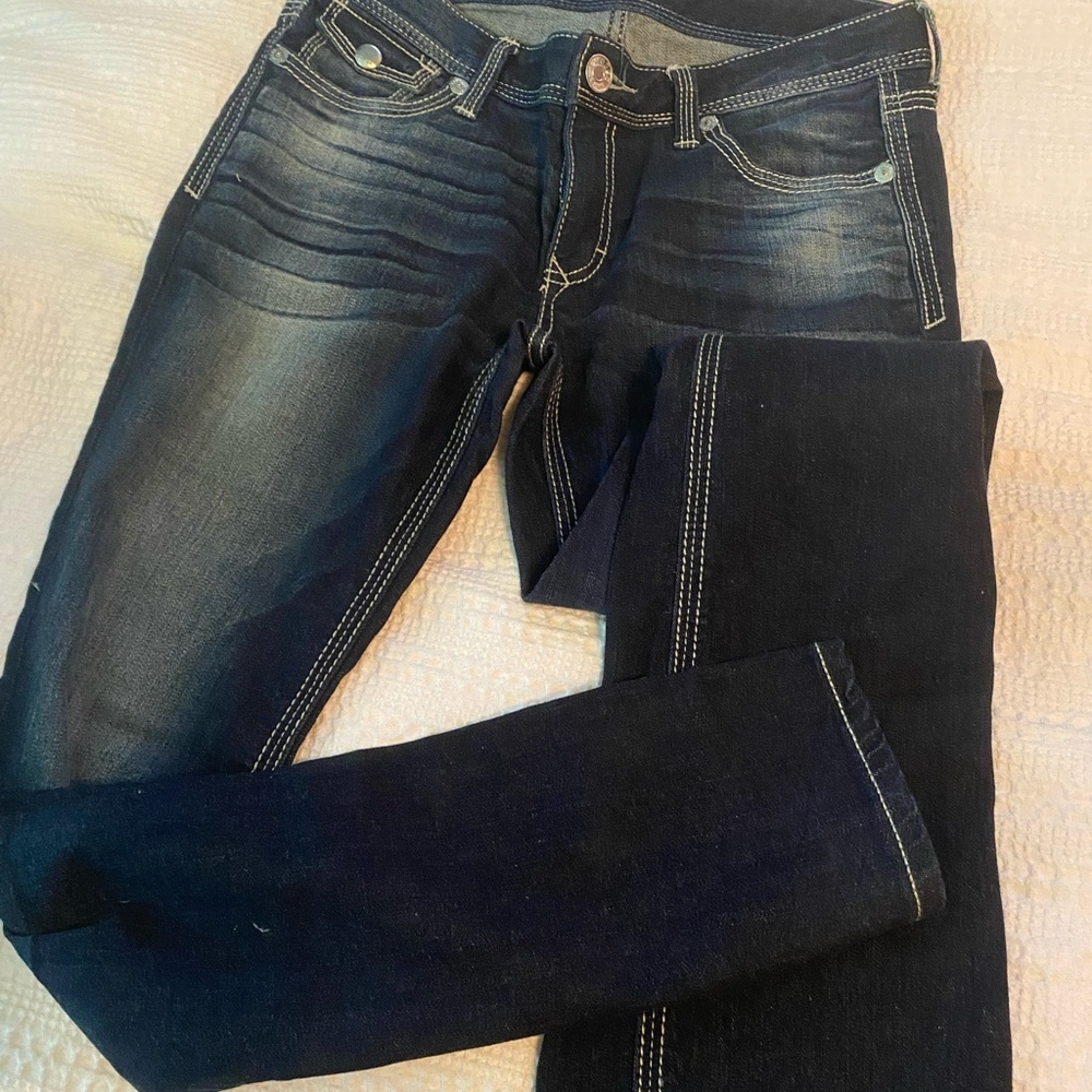 Bootcut blue jeans from express